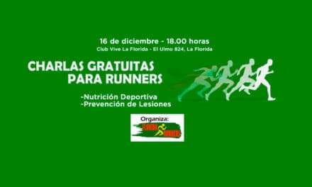 Runners de sector sur de Santiago accederán a taller gratuito sobre nutrición deportiva y prevención de lesiones