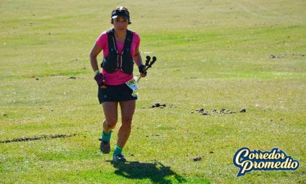 Macarena Zamora en las 100 millas de Patagonia Run