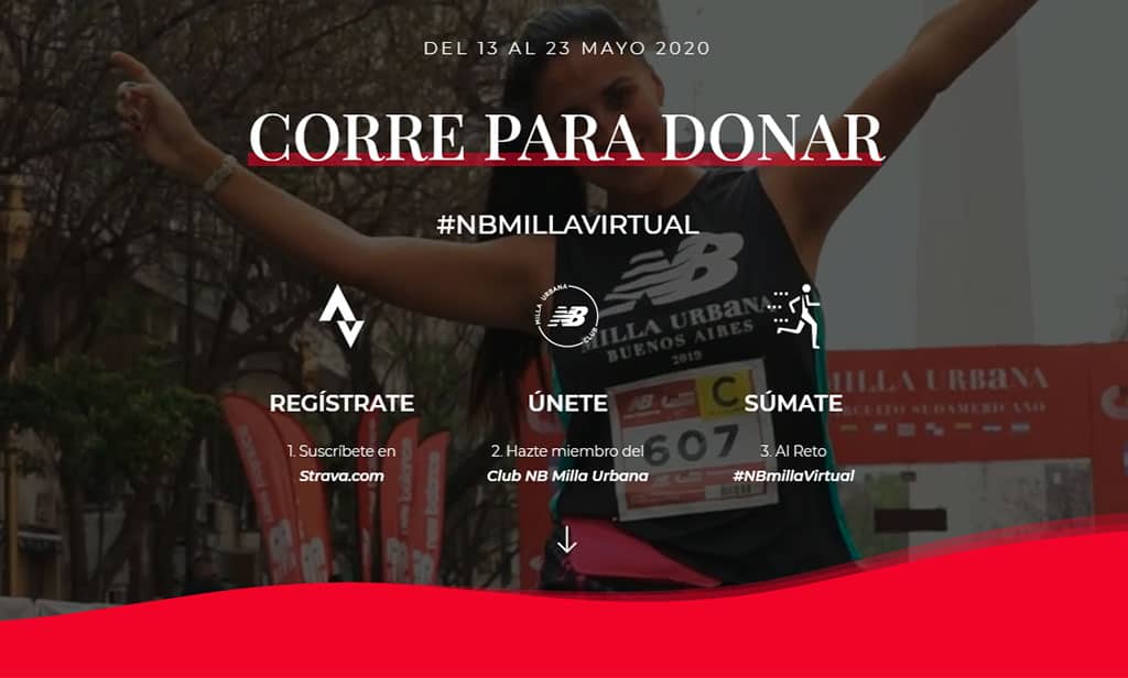 New Balance y Milla Urbana ponen en marcha un nuevo reto: NB Milla Virtual