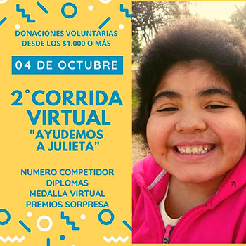 Corrida Virtual Ayudemos a Julieta