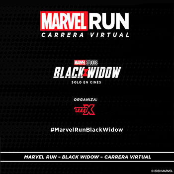 Marvel Run - Black Widow - Carrera Virtual