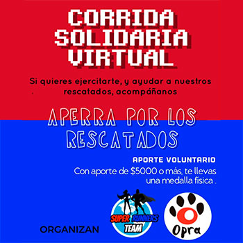 Corrida Virtual Solidaria Aperra por los Rescatados