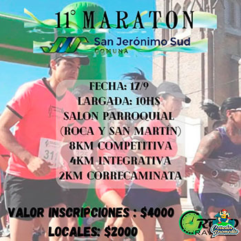 Maratón Saludable San Jerónimo Sud