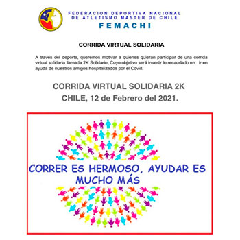 Corrida Virtual Solidaria 2K