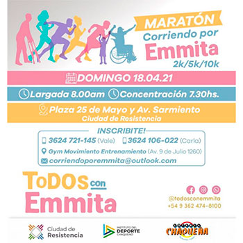 Maratón Corriendo por Emmita