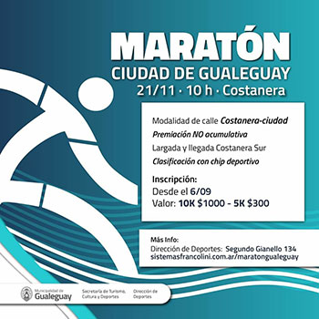 Maratón Ciudad de Gualeguay