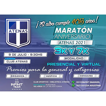 MARATÓN ANIVERSARIO ATENAS - Corredor Promedio