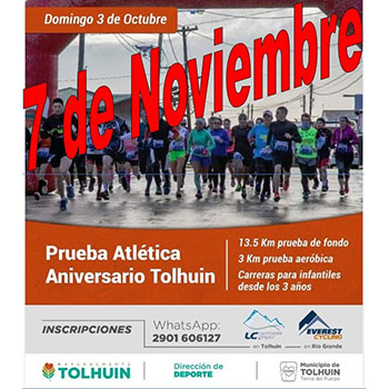 Prueba Atlética Aniversario Tolhuin