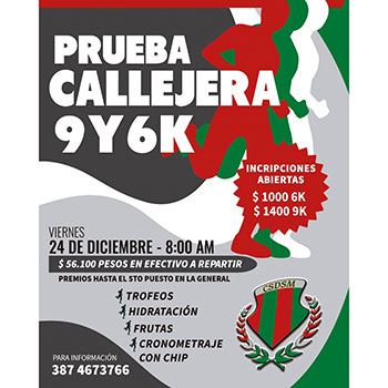Prueba Callejera Club San Miguel