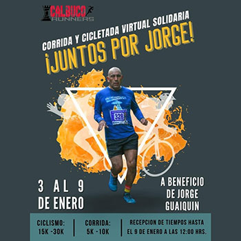 Corrida y Cicletada Virtual Solidaria ¡Juntos por Jorge!
