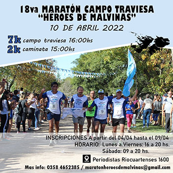 Maratón Campo Traviesa Héroes de Malvinas