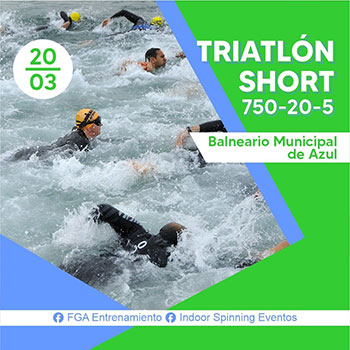Triatlón Short Azul