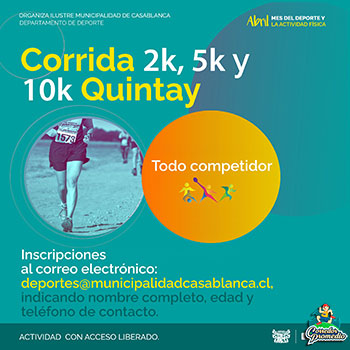Corrida Quintay Mes del Deporte