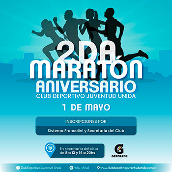 Maratón Aniversario Club Deportivo Juventud Unida
