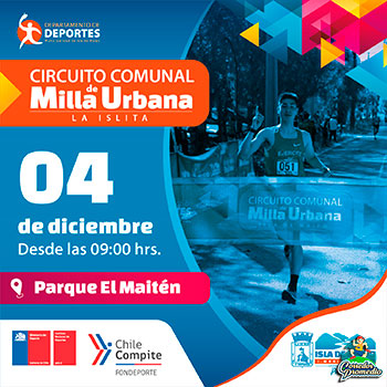 Circuito Milla Urbana Isla de Maipo - 4ª Fecha