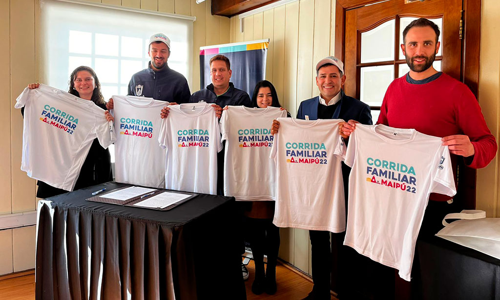 Municipalidad y Mall Arauco Maipú se unen para promover la "Corrida Familiar Maipú 2022"