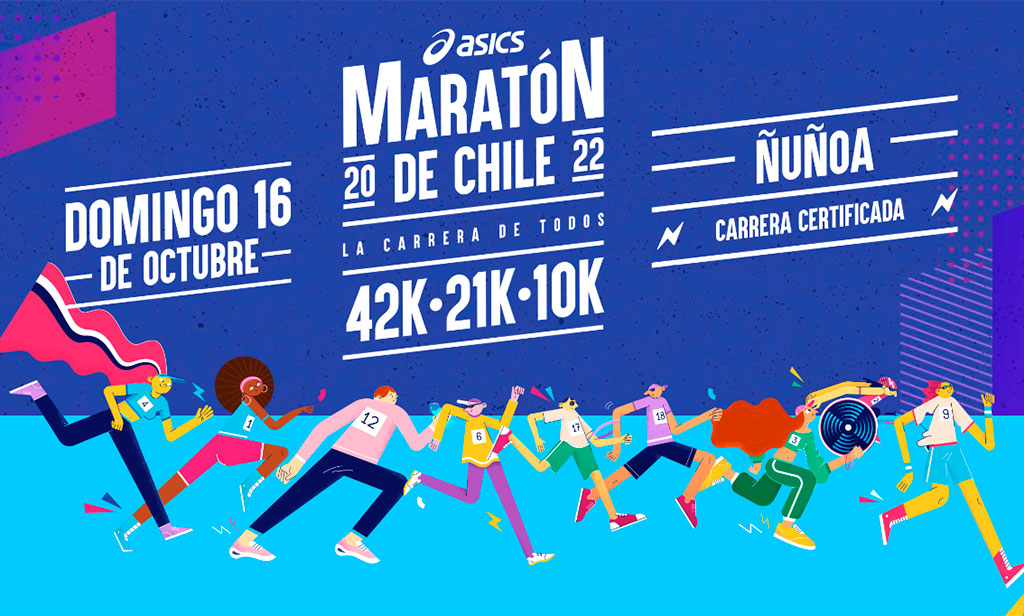 El 16 de octubre llega Asics Maratón de Chile, la corrida donde todos pueden ser parte