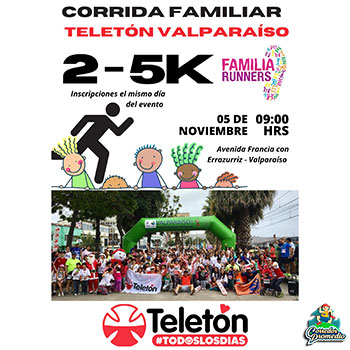 Corrida Familiar Teletón Valparaíso