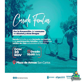 Corrida Familiar por la Prevención del Consumo de Alcohol y otras Drogas