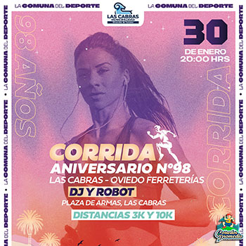 Corrida Aniversario Las Cabras
