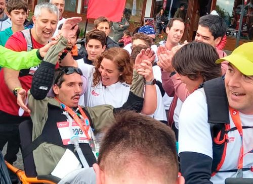 Competidor con ELA cumple su sueño en el Challenge Puerto Varas