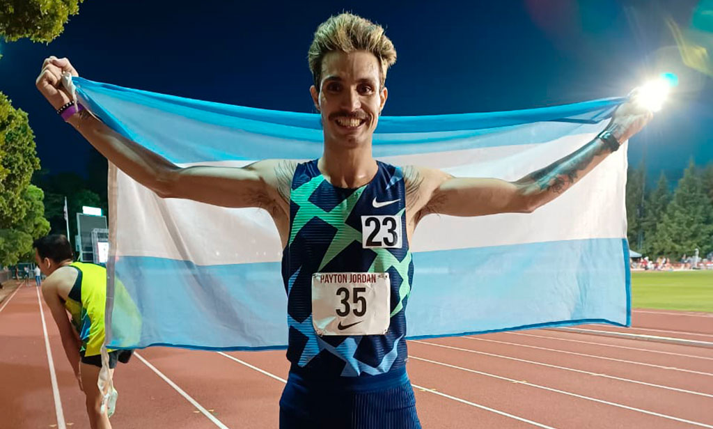 Récord sudamericano de Federico Bruno en los 5.000 metros
