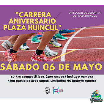 Carrera Aniversario Plaza Huincul
