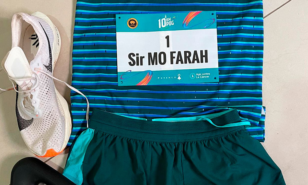 Mo Farah termina séptimo en los 10KM de Port-Gentil en la previa del Maratón de Londres