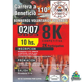 Carrera a Beneficio Bomberos Voluntarios de Zárate