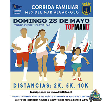 Corrida Familiar Mes del Mar Algarrobo