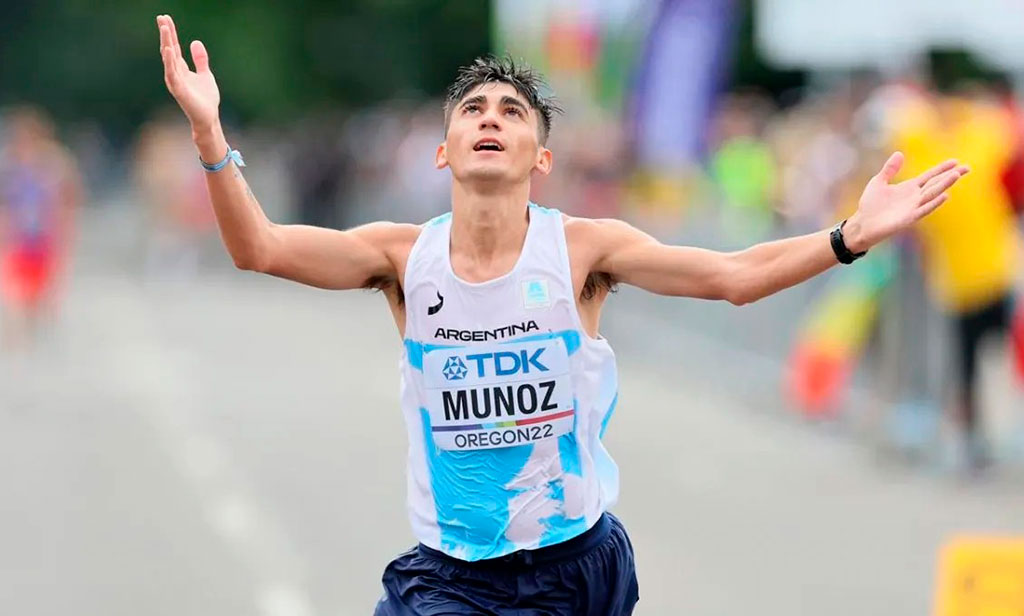 Triunfo del atleta chubutense Eulalio "Coco" Muñoz en el Maratón de Lima