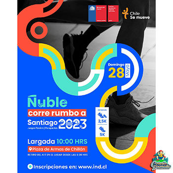 Ñuble Corre Rumbo a Santiago 2023