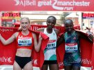 Hellen Obiri defiende su victoria en la Great Manchester Run