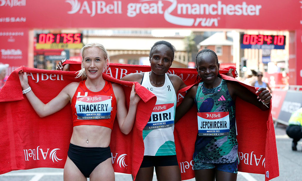 Hellen Obiri defiende su victoria en la Great Manchester Run