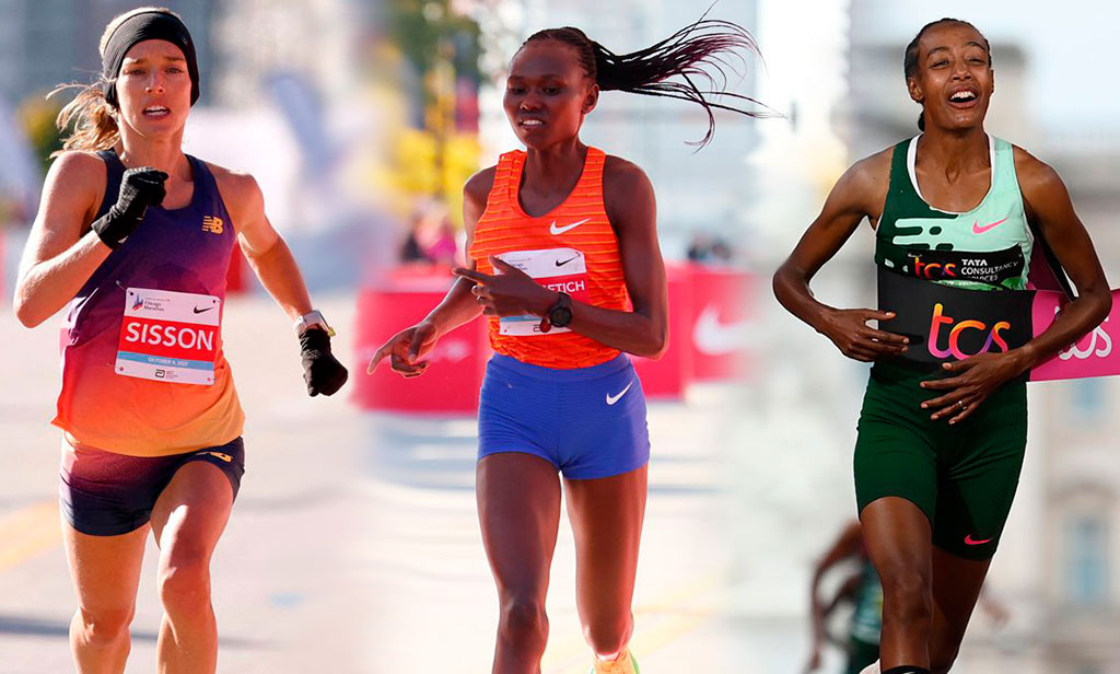 Chepngetich, Hassan y Sisson prometen espectáculo en el Maratón de Chicago