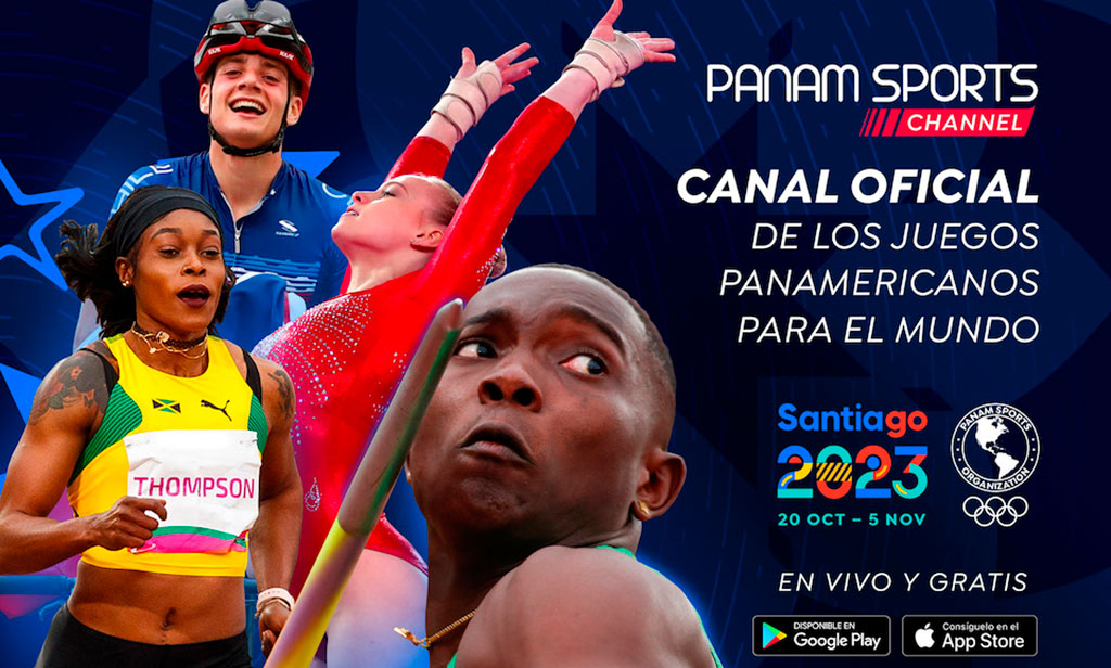 Panam Sports Channel transmitirá Santiago 2023 para el mundo