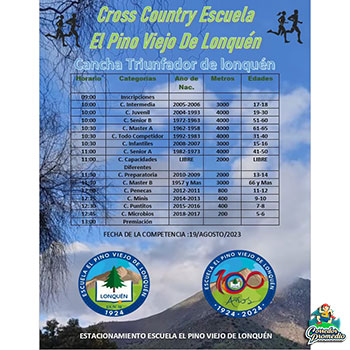 Cross Country Escuela El Pino Viejo de Lonquén