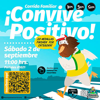 Corrida Familiar Convive Positivo