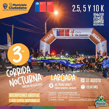 Corrida Nocturna Familiar Natales