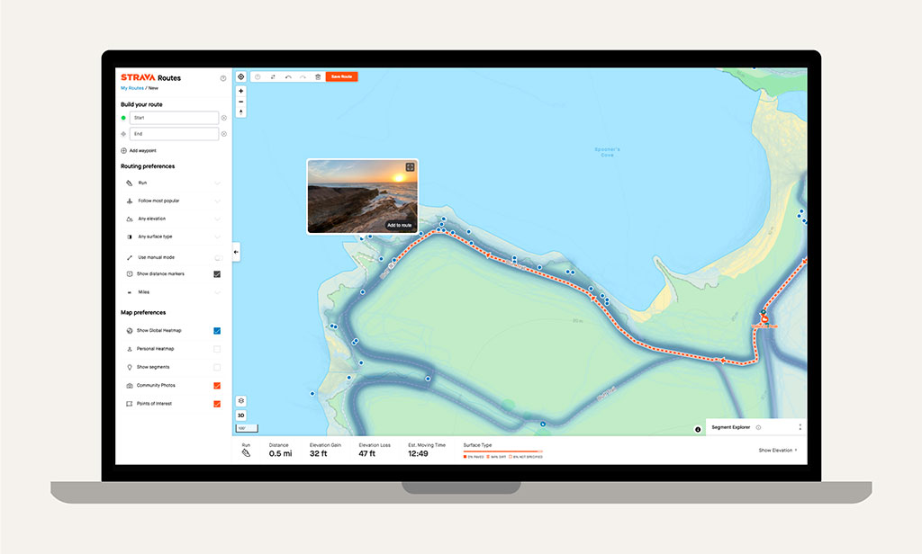 Strava transforma su planificador de rutas con fotografías de la comunidad para una planificación de aventuras óptima