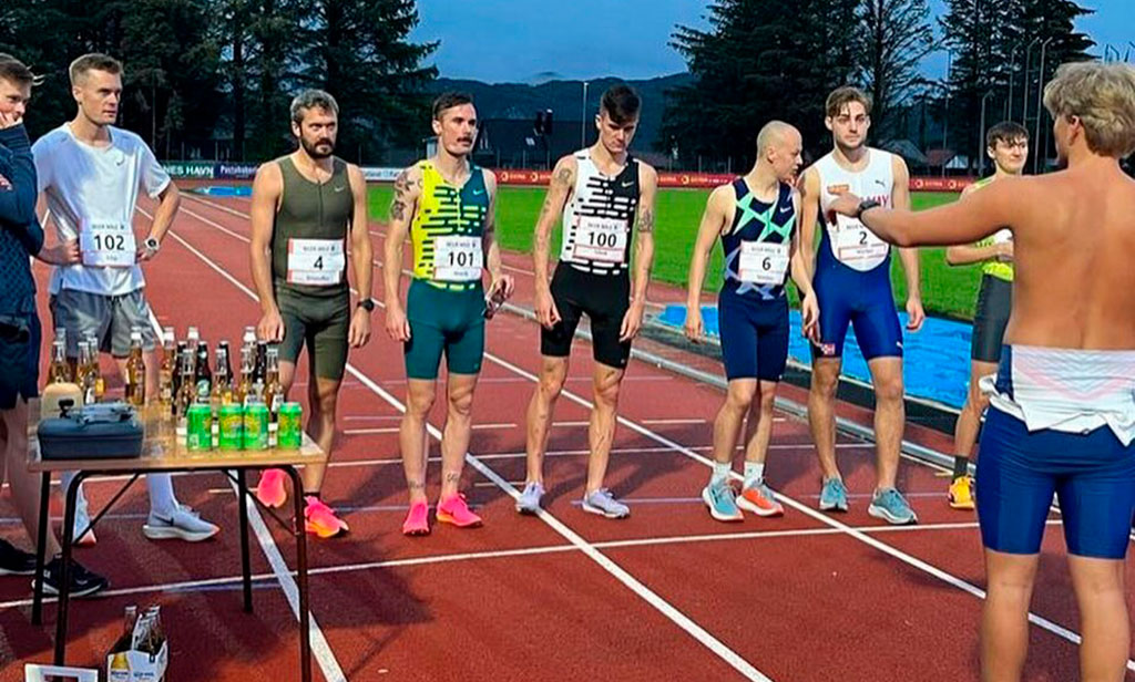 Jakob Ingebrigtsen y su intento de récord en Beer Mile