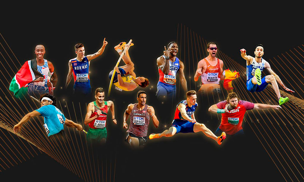 Se anuncian los nominados a Atleta Mundial Masculino del año 2023