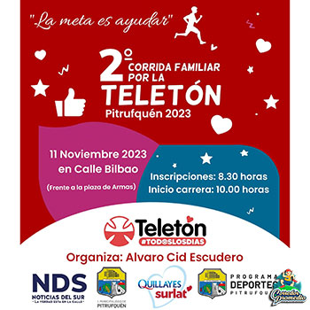 Corrida Familiar por la Teletón Pitrufquén