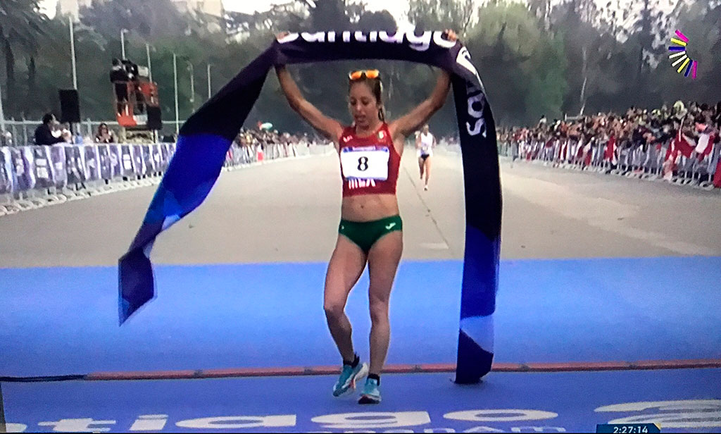 Citlali Cristian Moscote, de México, se alza como campeona del maratón femenino en los Juegos Panamericanos Santiago 2023
