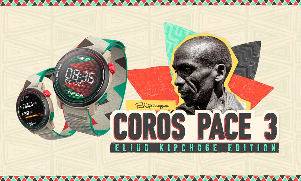 COROS PACE 3 edición Eliud Kipchoge: Una oda a la grandeza en el maratón