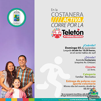 Corre por la Teletón Pichilemu