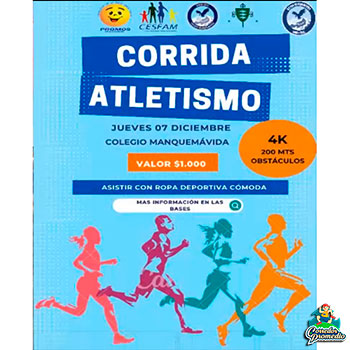 Corrida de Atletismo Manquemávida