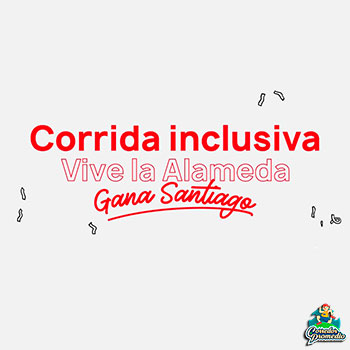 Corrida Inclusiva Vive la Alameda - Gana Santiago