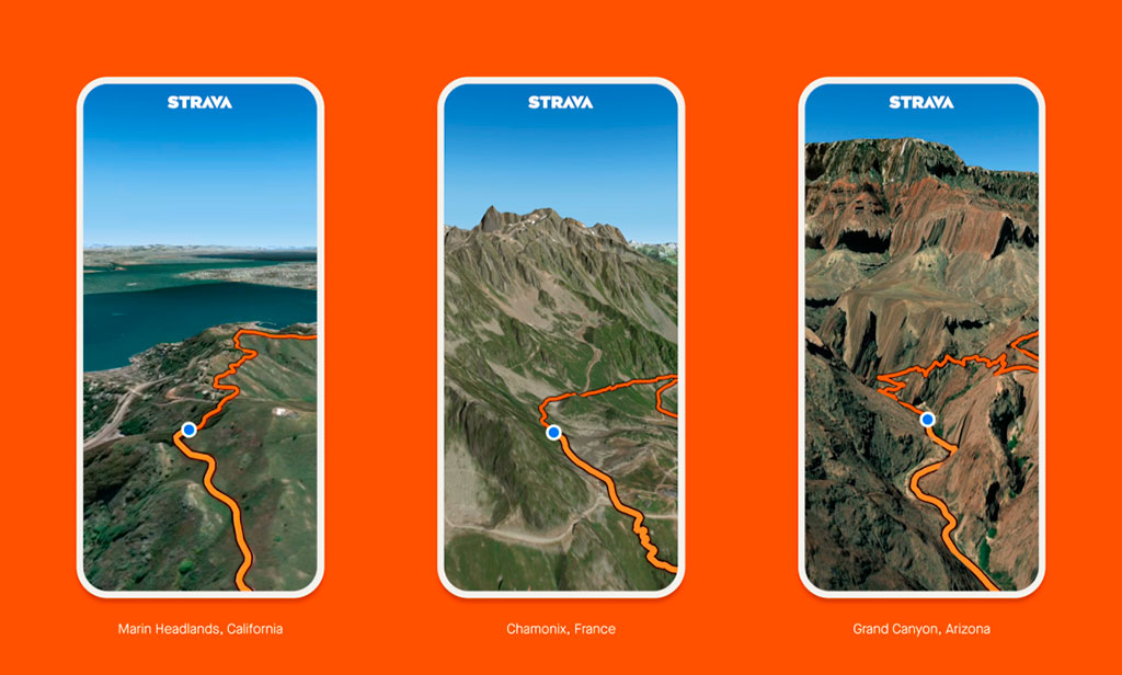 Strava y el lanzamiento de Flyover