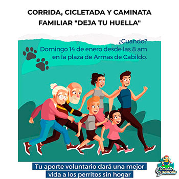 Corrida, Cicletada y Caminata Familiar Deja Tu Huella